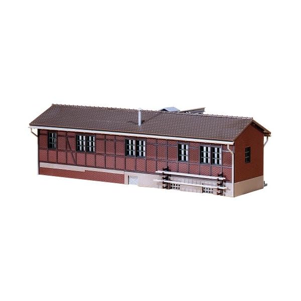 FALLER Lagerschuppen Modellbausatz mit 73 Einzelteilen 222 x 140 x 71 mm I Modelleisenbahn ZubehÃ¶r H0 GebÃ¤ude I Modelleisenbahn H0 Lagerschuppen – Bild 3