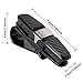 Carhope 2 Pack Car Glasses Holder, Sunglass Visor Clip Car Sunglasses Eyeglasses Ticket Card Clip Holder, Double Sunglasses Mount Eyeglasses Clip Cash Money Card Holder for Auto Sun Visor/Air Vent