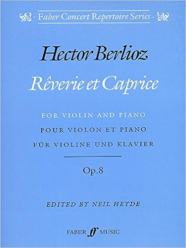 Amazon Com Reverie Et Caprice Parts Faber Edition 9780571515103 Berlioz Hector Heyde Neil Books
