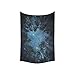 InterestPrint Beautiful Night Sky Wall Art Home Decor, The Milky Way and The Trees Tapestry Wall Hanging Art Sets 60 X 40 Inches