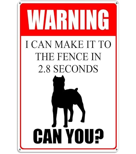 Panneau 'Attention Chien' Cane Corso - Métal étain 20x30 Cm, Finition Vintage, Pour Jardin Ou Porte