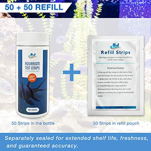 Aquarium Ammonia Test Strips Fast and Accurate Water Quality Ammonia