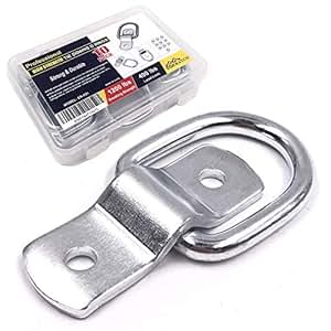 Amazon.com: Erayco 10-Pack D Rings, 1/4" Heavy Duty Steel ...