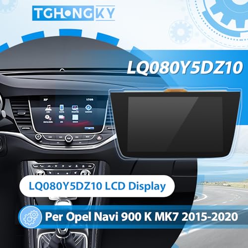 TGHongKy LQ080Y5DZ10 Display for Opel Astra k MK7 2015-2020 LCD Screen for Opel Navi 900 Touch Screen LCD with XX Tools
