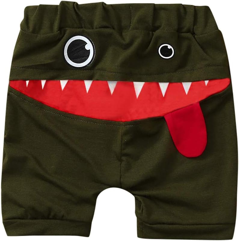 Xisheep Baby Outfits Toddler Children Kid Boys&Girls Cartoon Tongue Harem Shorts Trousers Shorts