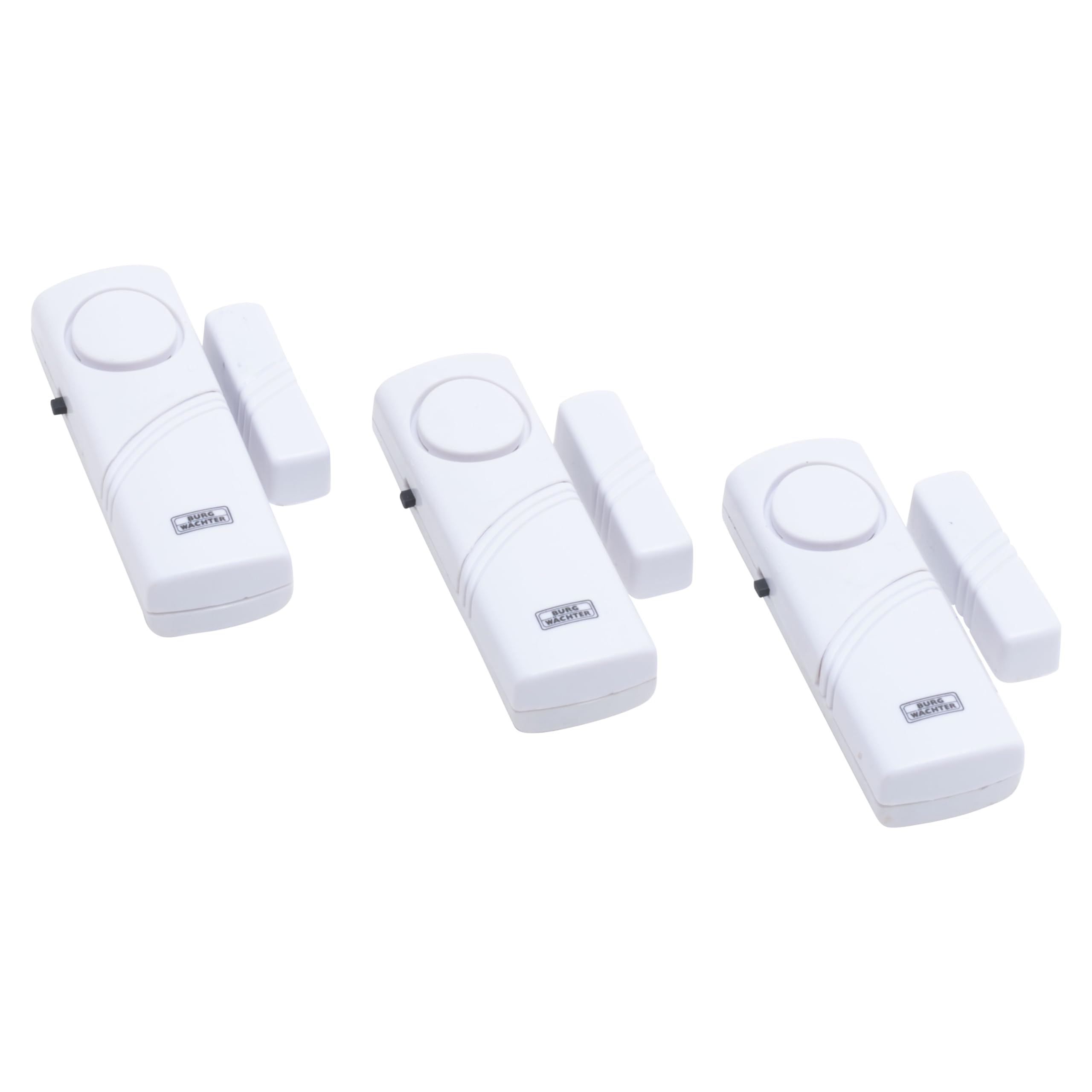 Burg Wachter EA306 Magnetic Door or Window Contcat Alarm - White (Pack of 3)