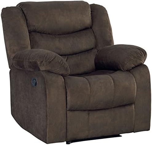 Standard Furniture 4170021 Ridgecret Recliner with Manual Motion Dark Brown