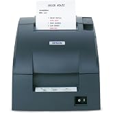 Epson TM-U220B, Impact, Two-color printing, 6 lps, Ethernet, Auto-cutter, Auto-Status, PS-180 Power supply, Dark Gray (Renewed)