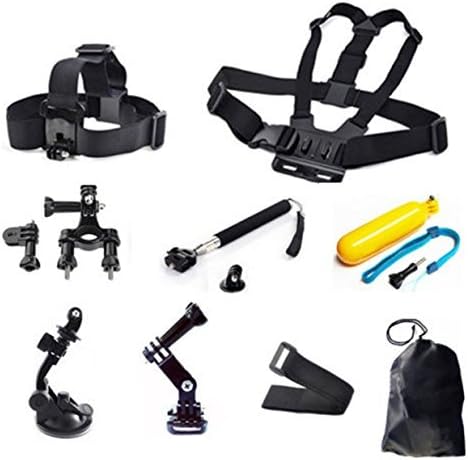 26 In 1 Hero GoPro Mount Case Accessories Head Chest Monopod Kit 2 3 4 5 Camera
