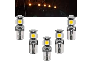 NJSBYL 5pcs LED for RAM Cab Roof Light Bulbs For 2003-up D0dge Ram 1500 2500 3500 Sprinter 3500 Top Clearance Marker Amber Ye