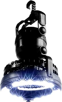 Led Tent Ceiling Fan Light 2 In 1 Built In Handle And Lightweight