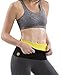 HOT SHAPERS Hot Belt for Women – Sweat Enhancing Neoprene Stomach Shaper and Belly Fat Burner for a Slimmer & Trimmer Waist (Black, XL)