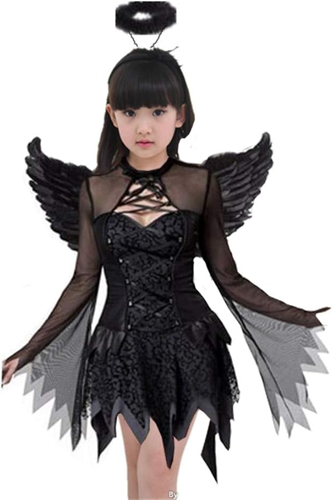 black angel dress up