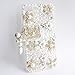 DMaos Compatible with iPhone Xs Max Women Case, Handbag Design Sparkly Rhinestone Cover, Cute Girly Bling Diamond Snow Flower, Beauty 6.5 inch 2018