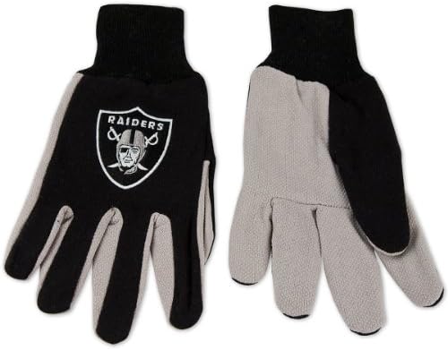 McArthur Sports Oakland Raiders Sports Utility Glove- 2 Pairs One Size Fits Most