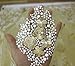 5 Yards African Lace Fabrics Nigerian French Beaded Tulle Fabric (Yellow)