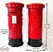 Coin Bank, Cafurty Metal Britain London Street Red Mailbox Piggy Bank Postbox Money Box for Decoration - 7