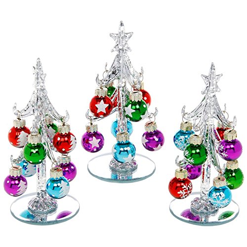 Decorated Silver Tree Small by Shudehill
