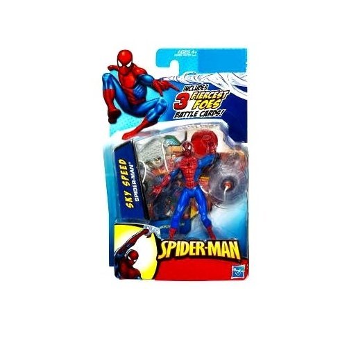 SpiderMan 2010 Series One 3 3/4 Inch Action Figure Sky Speed SpiderMan