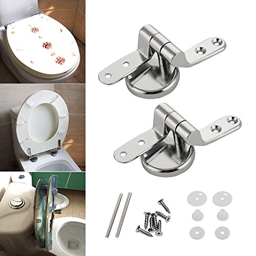 Stainless Steel Toilet Seat Hinge Replacement Parts Mountings with