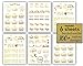 Bachelorettesy Wedding Temporary Tattoos 6 Sheets Bride Bachelorette Stickers 100+ Metallic Gold Tattoos for Bridal Party, Bachelorette Trip, Bridal Shower Party Decorations, Party Favors (Jenna)