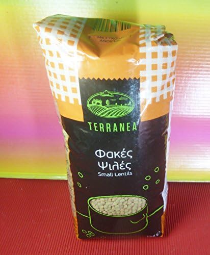 GREECE TERRANEA SMALL LENTILS 1 KG EASY OPENING &amp; RECIPE DELICIOUS ,MEDITERANEAN CUISINE ,FRESH