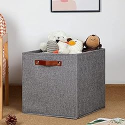 DULLEMELO Fabric Storage Cubes,13 inch Cube Stroage