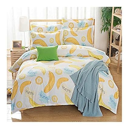 Amazon Com Bed Set 3pcs Bedding Duvet Cover Flat Bed Sheet