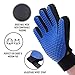 NHILES Pet Grooming Glove, Dog Hair Remover, Cat Grooming Deshedding Glove Brush, Detangle, Gentle and Efficient Massage Tool for Dog/Cat/Horse, Pet Combs One Pair