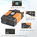 Ampeak Safe Pure Sine Wave Inverter with LCD Dispaly (FCC,UL) - 40A x12 Fuse -12V DC to 120V AC- Dual 5V/3.1A USB, 3 AC Hardwire Port Converter for Home, RV, Truck, Off-Grid (750)