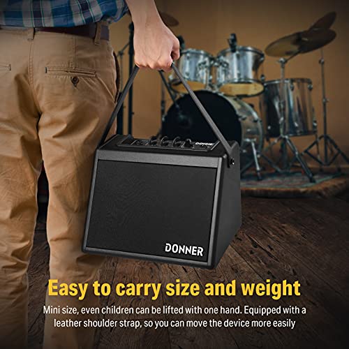 Donner Mini Electric Drum Amp 20W, Wireless Electronic Drum Amplifier
