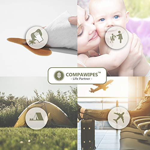 Toilet Paper Tablets Compressed Towels - Reusable Toilet Wipes Camping Toilet Paper Travel Wipes Coin Tissues Survival… - Image 3