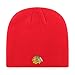 OTS NHL Chicago Blackhawks Men's Beanie Knit Cap, Team Color, One Size