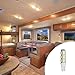 Anxingo T10 921 194 Wedge RV Trailer LED Super Bright Warm White Bulbs 13-5050 SMD LED DC 12V (Pack of 10)