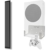ALIENERGY Wall Mount for Xbox Series S (Mount The Console & Accessories on Wall Near or Behind TV Left/Right), Wall Shelf Bracket Kit for XSS System
