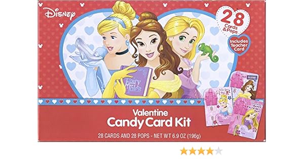 Disney valentine candy card kit (041376505713)