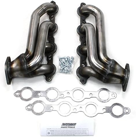 Patriot (H8080) 1-3/4" Raw Steel 4-Tube Replacement Exhaust Header Swap Bolts Directly to the E-Rod Catalytic Converters for GM E-Rod LS Engine