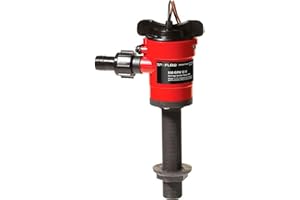 Johnson Pump 28703 Aerating Pump 750 GPH Straight, red
