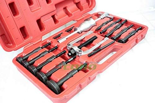 16PC BLIND HOLE PILOT BEARING PULLER INTERNAL EXTRACTOR REMOVAL W/SLIDE HAMMER Q68078