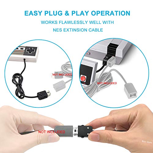 Trvl Fielder RetroPad for NES Classic Mini - Wired Joypad/Gamepad/Controller with Extended 1.8m / 6 ft Model TRVL-3
