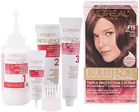 L Oreal Paris Hair Color Excellence F15 Medium Maple Brown 3