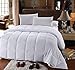 Royal Hotel Bedding White Down Alternative King Comforter with Corner Tabs - Hypoallergenic All-Season Plush Hotel Style Comforter, Duvet Insert Oversized King 110x98