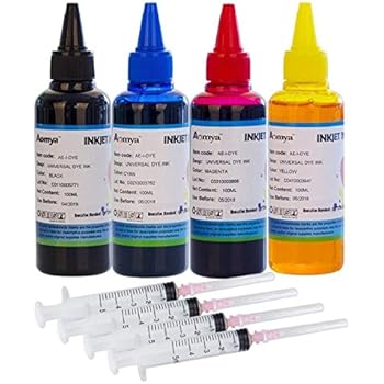 JACA Universal Refill Ink kit for Epson Canon HP Brother Lexmark DELL Kodak Inkjet Printer CISS