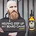 60ml Beard Oil, TASEYAR Fragrance Free Unscented Natural Beard Growing Oil Leave-in Beard Conditioner Natural Beard Care Oil Moutstache Oil for Beard Growth, Mustache, Face and Skin, 2oz, Gift for Him