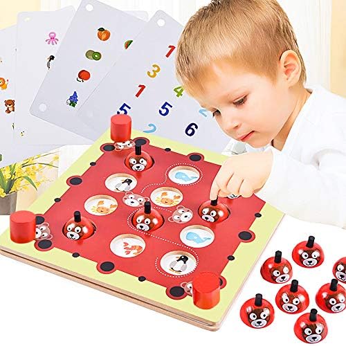 HSOMiD Wooden Educational Toys for Kids (Matching Board Game)