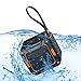Boomph Portable Bluetooth Speaker for Shower or Outdoor Water Resistant & Shockproof : Rechargeable, Enhanced 10 Hr Battery, Pairs All Bluetooth Devices (Orange)