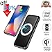 Wireless Charger Power Bank,Coeuspow 12000mAh Portable Charger Qi Wireless Charging Pad Wireless Charging Battery Pack for iPhone X iPhone 8 Plus/8/7 Plus Galaxy S9/S8/S7 Note 8/7-Black