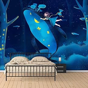 Wall Mural Dream World Removable Wallpaper Wall Sticker for Bedroom Living Room - 66x96 inches