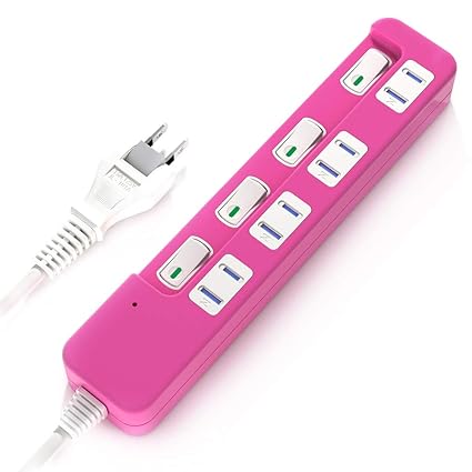 Amazon Saybour 電源タップ 雷ガード 個別スイッチ 節電タップ