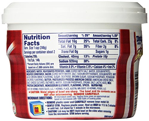DINTY MOORE Big Microwaveable Bowl, Scalloped Potatoes and Ham, 15 Ounce (Pack of 8) - Thumbnail 5